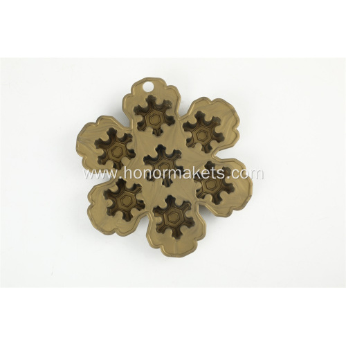 Silicone Christmas snowflake cake mold